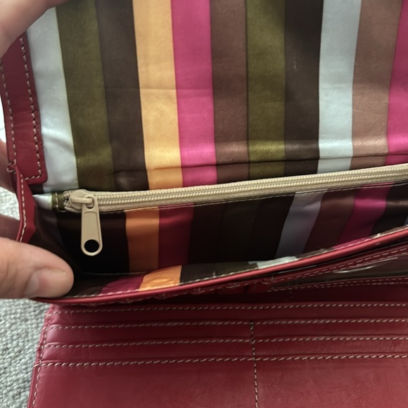 Clarks Red Leather - Wallet - Picture 4 of 7